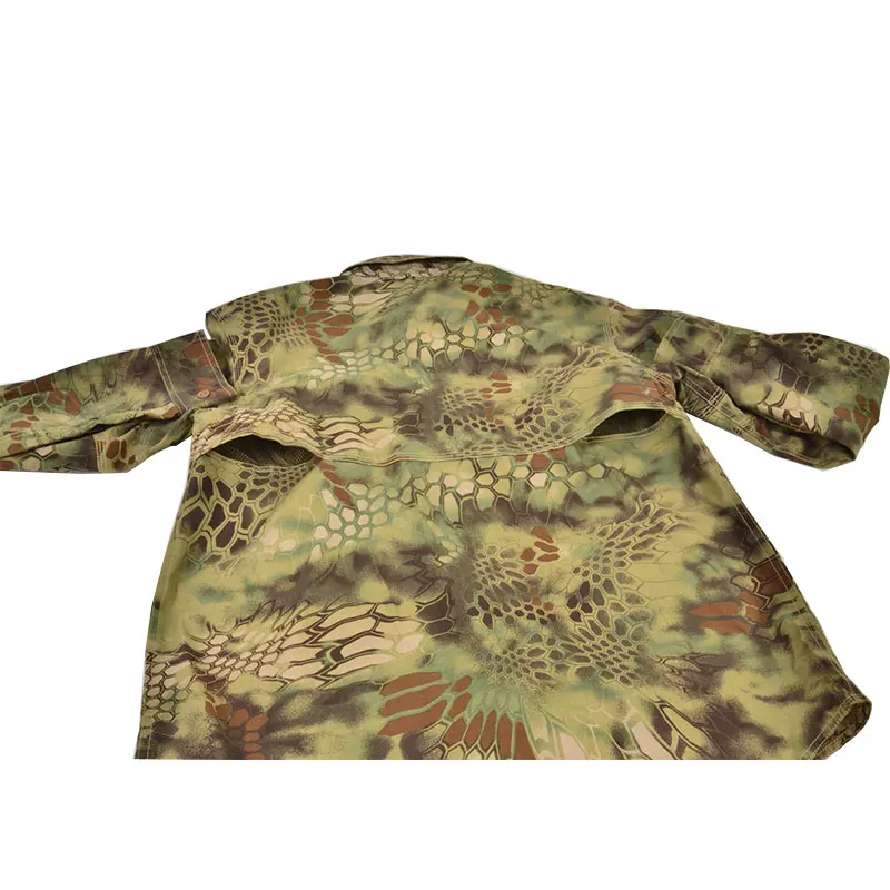 Тактическая уличная Мужская рубашка быстросохнущая сетчатая дышащая анти походная рубашка Съемная Военная Рубашка охотничья одежда для рыбалки