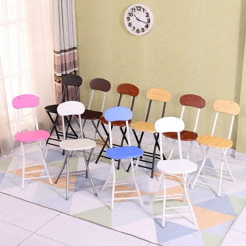 New Folding Small Bench Folding Chair Stool Home Dining Table Stool High Back Bench Portable Creative Bar Bancos Para Barra New Folding Small Bench Folding Chair Stool Home Dining Table Stool High Back Bench Portable Creative Bar Bancos Para Barra