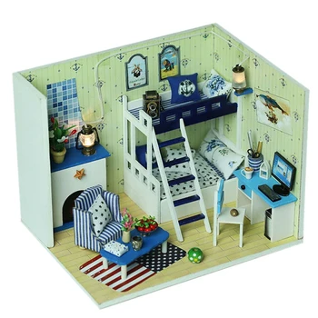 

Iiecreate Handmade Doll House Furniture Miniatura Diy Doll Houses Miniature Dollhouse Wooden Toys For Children Grownups Birthd