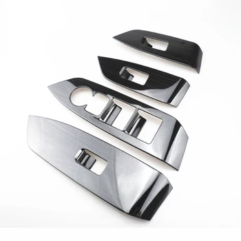 

4 pcs.stainless steel Interior doors, windows elevator switch Panel cover cover for Mazda CX5 CX 5 CX-5 2017 2018