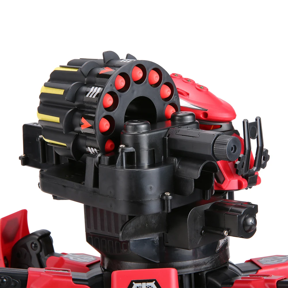 Multiplayer vs. 2.4G Remote Control Six-legged Spider Robot Cool RC Robot DIY Shooting Game Model Children Interactive Toy Gift