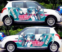3D Japanese Anime Hatsune Miku Sticker Car Body Cartoon Stickers Racing Drifting ACGN Decals Itasha G Festa Change Color Film цена 3D Japanese Anime Hatsune Miku Sticker Car Body Cartoon Stickers Racing Drifting ACGN Decals Itasha G Festa Change Color Film цены онлайн