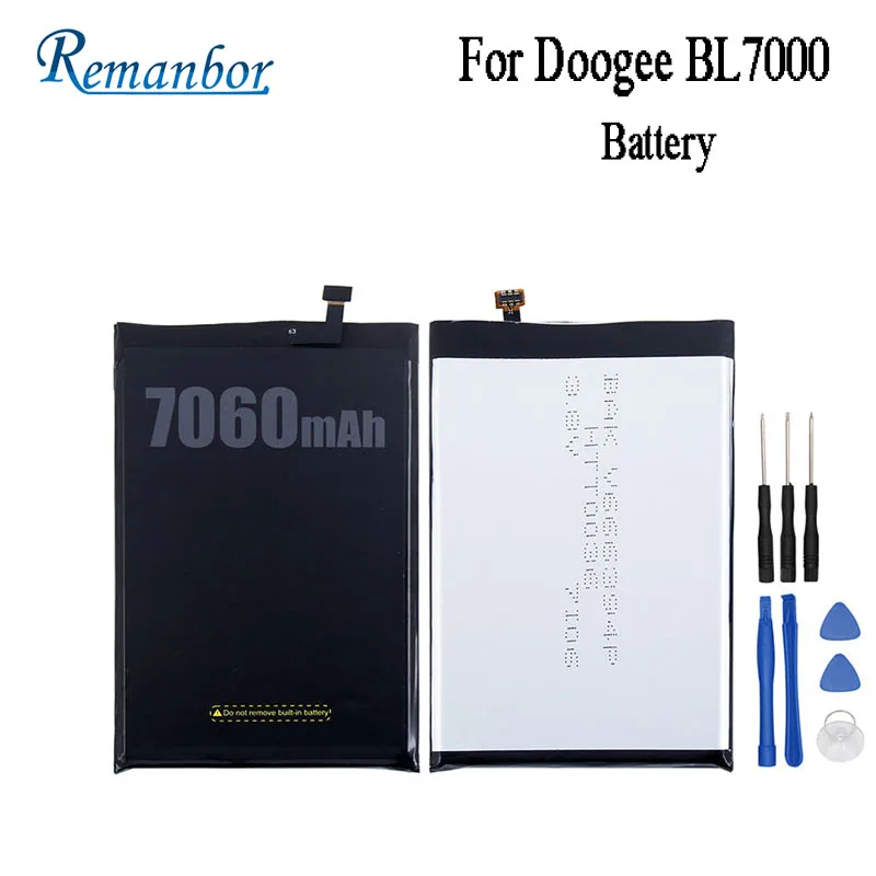 

Remanbor For Doogee BL7000 Battery Backup Battery Mobile Accessory Long Standby Time For Doogee BL7000 phone Replacement +Tools