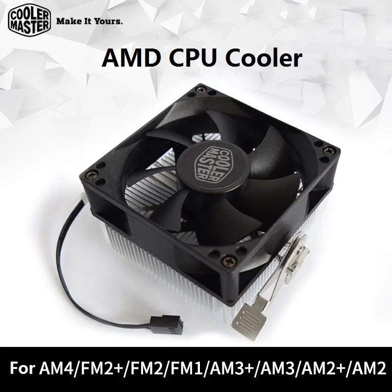 Кулер Master A30 мини кулер для процессора 8 см тихий охлаждающий вентилятор AMD AM4 AM3 + AM2