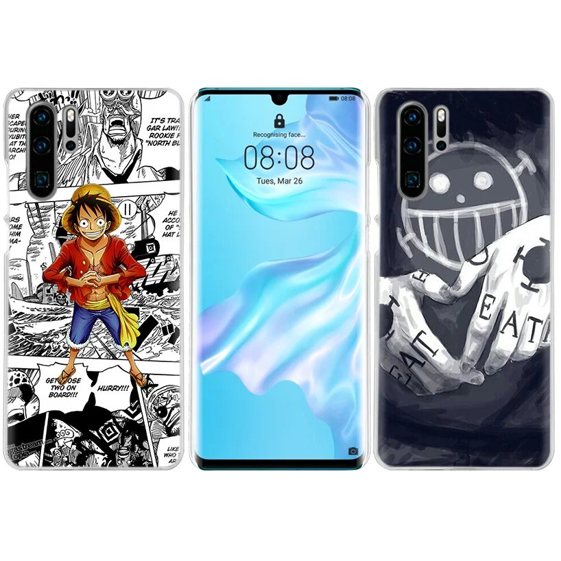 Цельный чехол для huawei P20 P30 P Smart Z+ Plus P10 P9 P8 mate 10 20 lite Pro жесткий чехол для телефона с рисунком аниме P20lite