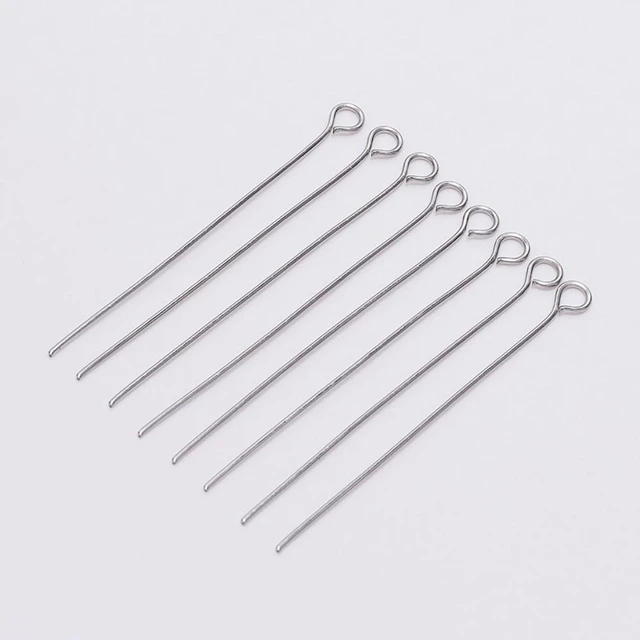 Wholesale Stainless Steel Eye Pin Jewelry Findings 