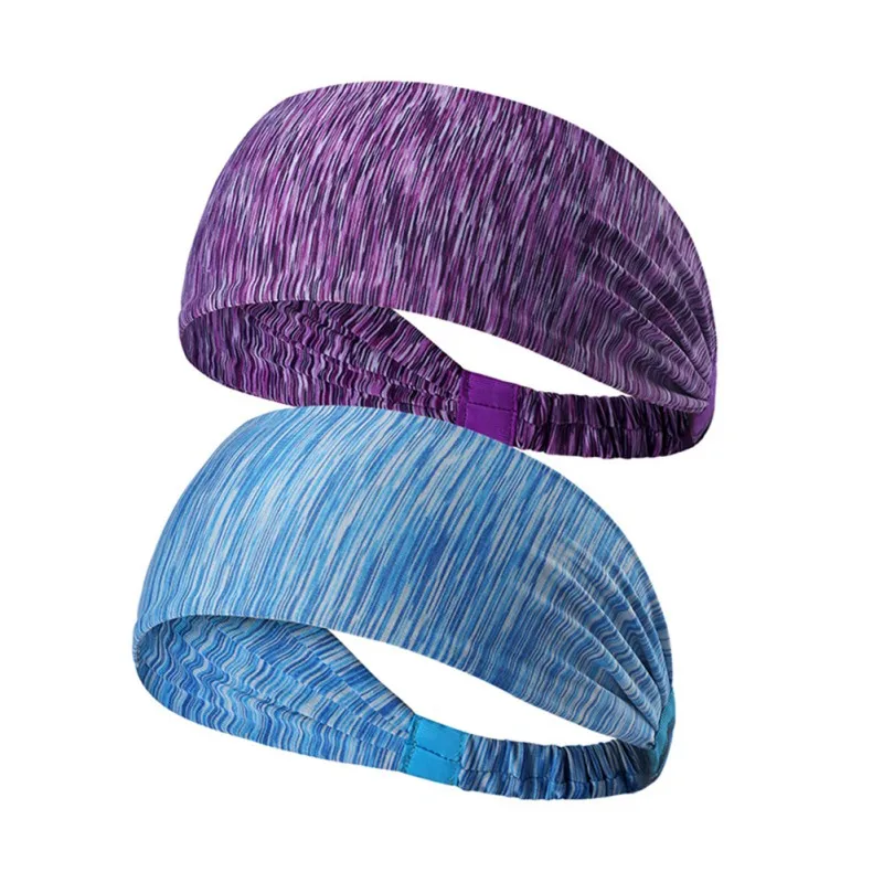 

Indoor sports yoga hair band fitness sweat-absorbent quick-drying wicking belt elastic running hair with headband 8