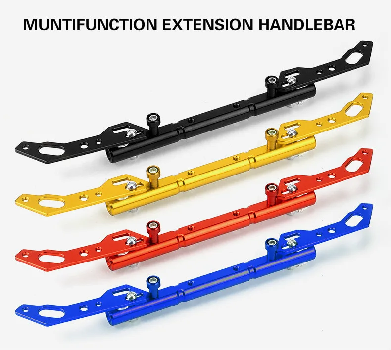 

Motorcycle Parts Universal Balancebar Modification Strengthen Crossbar CNC Aluminum Alloy Handlebar Reinforcement Rod Fit Mirror