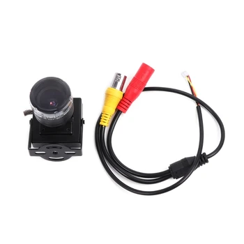 

HD 700TVL CMOS 2.8-12mm Zoom Lens Mini CCTV Security Camera Audio Video DIY New