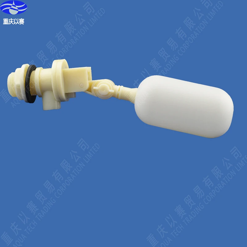 

3/4" plastic float valve, small plastic float valve, screw thread valve