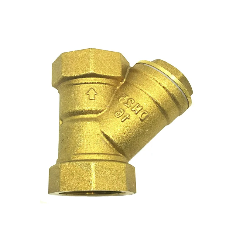 " BSP внутренняя резьба латунь Inline Y фильтр клапан для воды масла воздуха