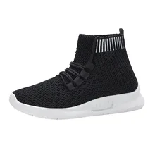 KANCOOLD/женские ботинки на весну и осень Удобная обувь с высоким берцем черного и белого цвета женская повседневная обувь Botas; дышащие мужские ботинки