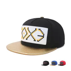 Мужская Женская Пара хип-хоп кепка весна лето осень вышивка буквы EXO Bone Snapback солнцезащитные шляпы высокое качество модная плоская кепка s