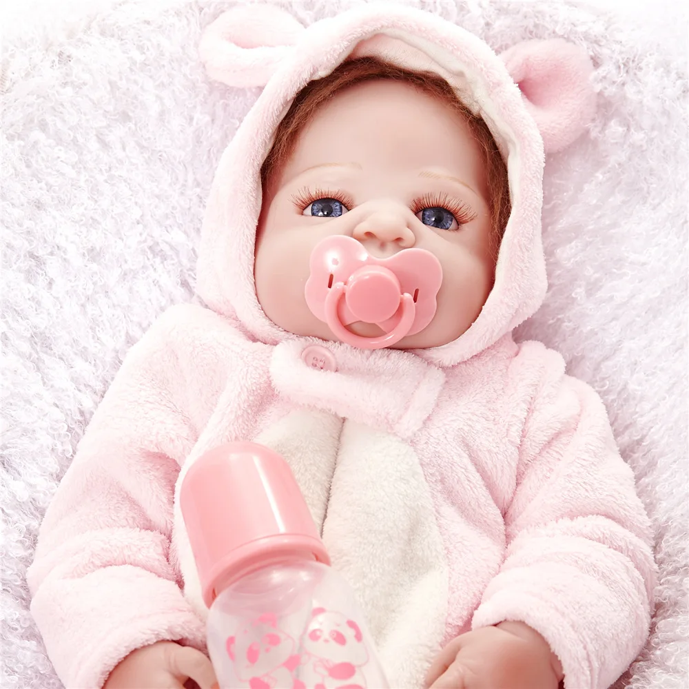 55 см полное Силиконовое боди Reborn Baby Doll игрушка Реалистичная новорожденная принцесса девочки младенец Кукла Малыш Brinquedos Bathe игрушки подарки