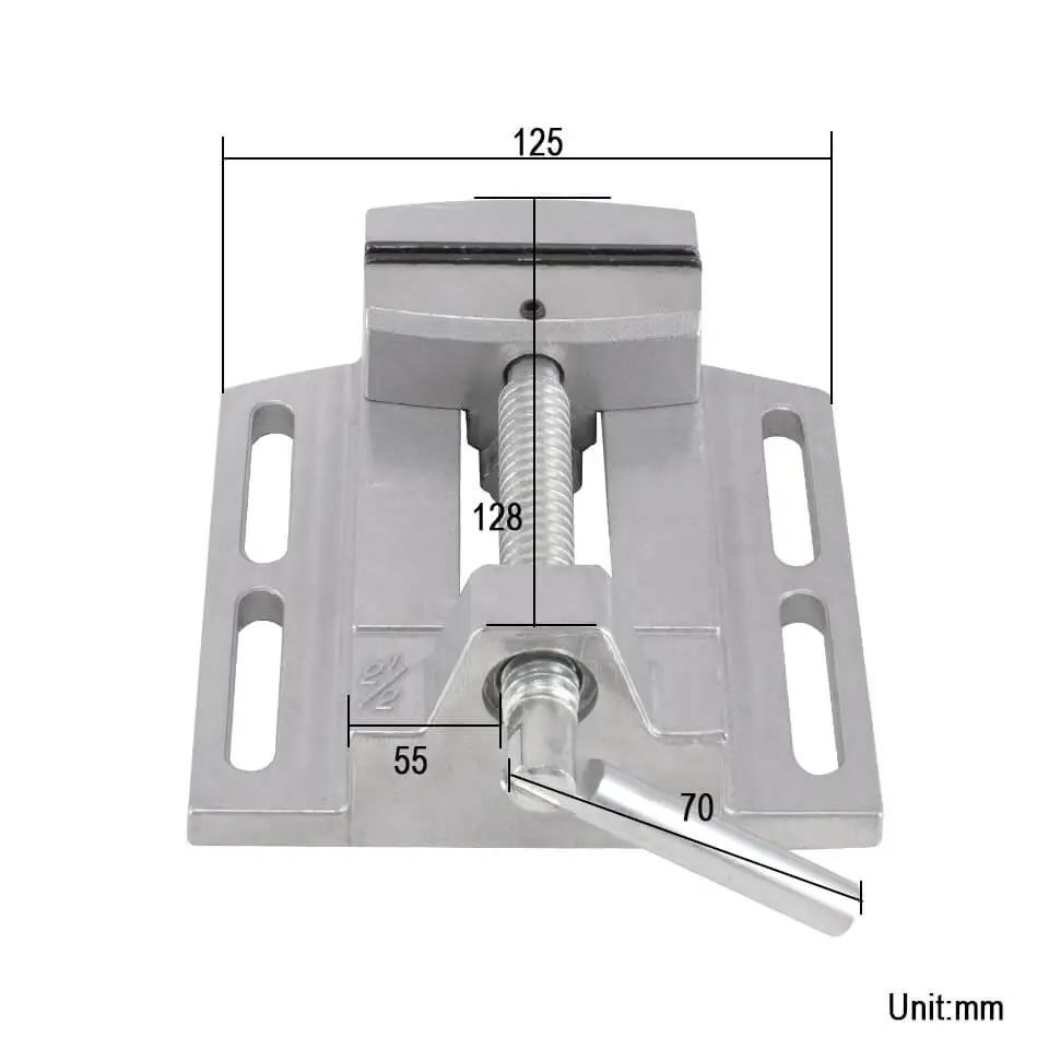 Daedalus скамейки тиски DIY плоские плоскогубцы сверлильный пресс 2,5 дюймов алюминиевый сплав плоский зажим ручной инструмент для работы по дереву для фрезерного станка