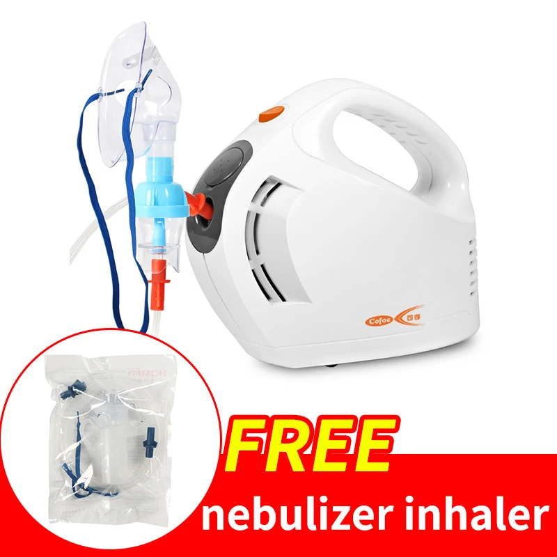 

Cofoe Medical Nebulizer Asthma Inhaler Air Compression Therapy Atomizer Household Health Care for Children Adult Home Use