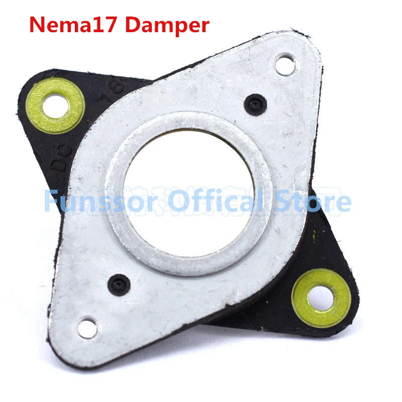Zamtac 2Pcs Nema17 Bracket 42 Stepper Motor Steel Rubber Damper Shock Absorber Pad CNC Ring 53x32mm Zamtac 2Pcs Nema17 Bracket 42 Stepper Motor Steel Rubber Damper Shock Absorber Pad CNC Ring 53x32mm