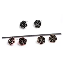 Модные серьги в виде цветов, роскошные ювелирные изделия от известного бренда, женские антиаллергенные необычные серьги