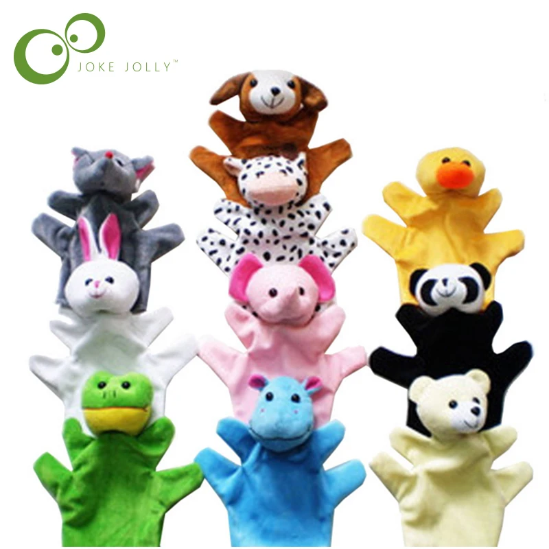 

Delicate Baby Child Zoo Farm Animal Hand Glove Puppet Finger Sack Plush Toy Hot Selling