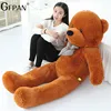 Oso de peluche clásico para niñas, Tamaño gigante de 80/200cm, piel de felpa de gran calidad a bajo precio, abrigo de oso, regalo de cumpleaños, regalo de San Valentín ► Foto 1/6