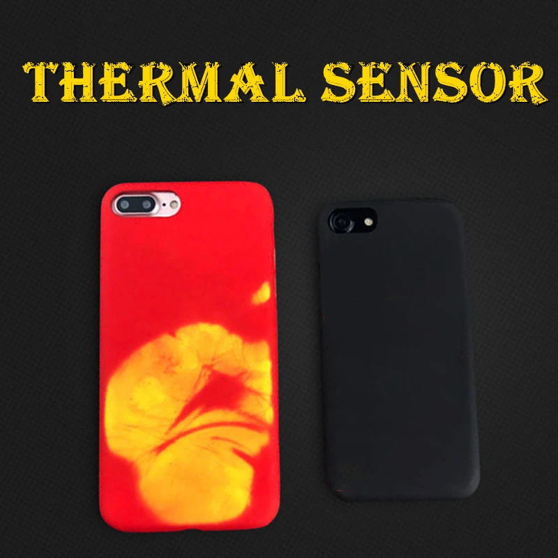 Thermal Sensor Phone Case For iPhone 6 6s plus 7 7 plus Physical