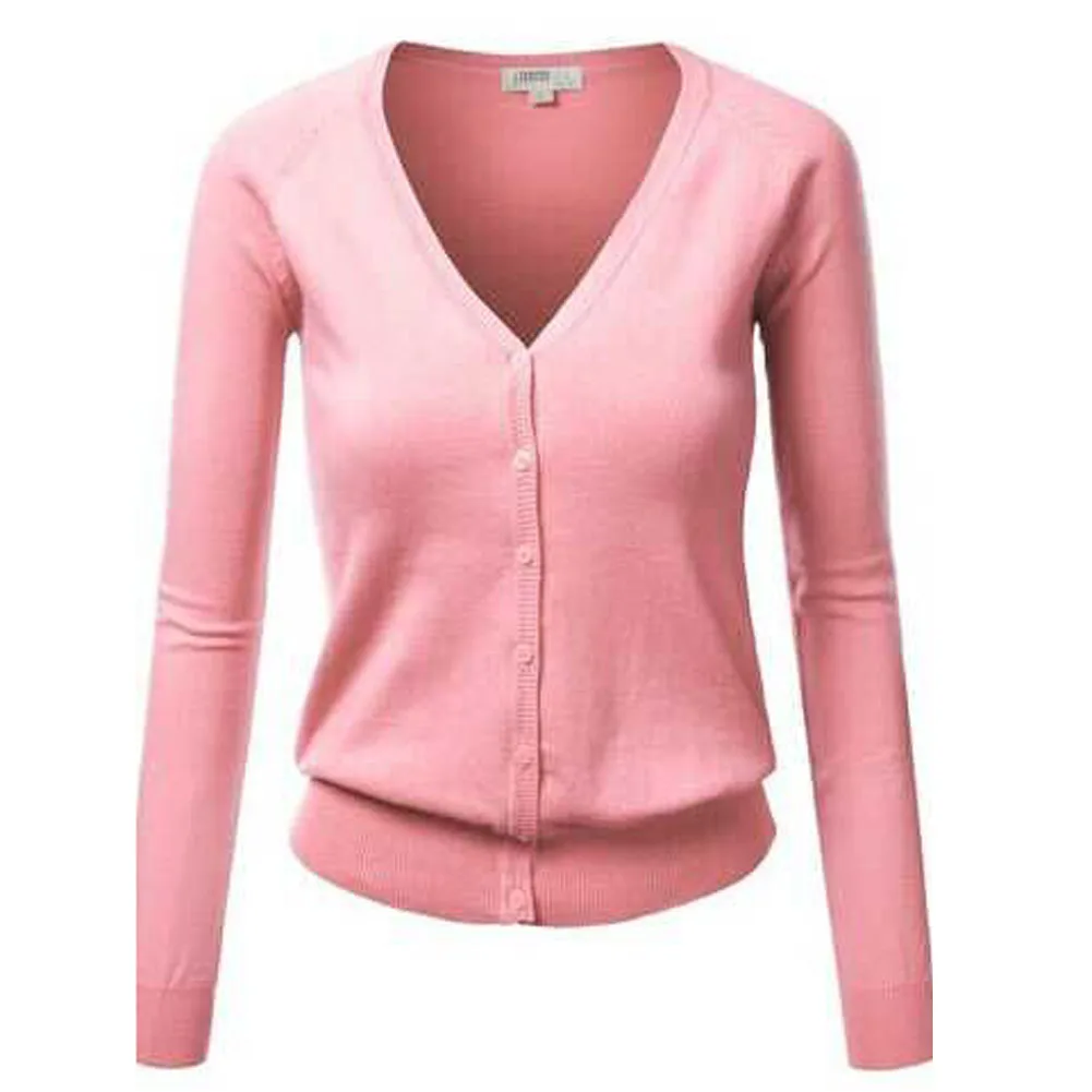 Online Shop Button Up Cardigan Winter Jacket Women'S Sweaters Long ...