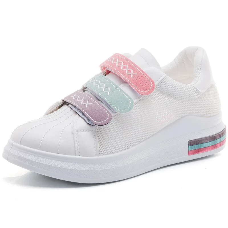 

2018 high quality Soft breathable women shoes Spring/Autumn hot sales woman flats casual colorful fashion sneakers women