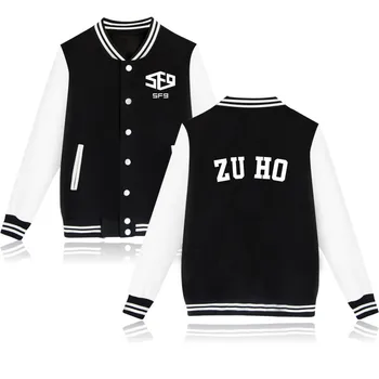 

SF9 Kpop Cool printed Baseball Jacket Fashion SF9 idol boyfriend style girls women/men Casual New BASEBALL jacket XXS-XXXXL