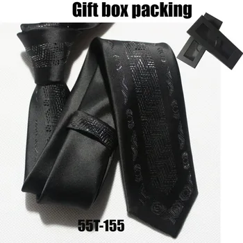 

Lingyao designer tie Factory Casual skinny necktie with gift box