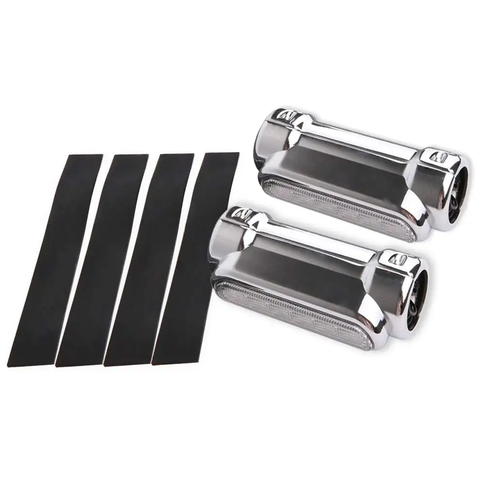 

Chrome For Crash Bars Touring Bikes Motorcycle Highway Bar Switchback Driving Light White turn Amber