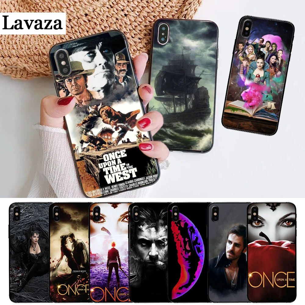

Lavaza Once Upon A Time Luxury Protector Silicone Case for iPhone 5 5S 6 6S Plus 7 8 X XS Max XR