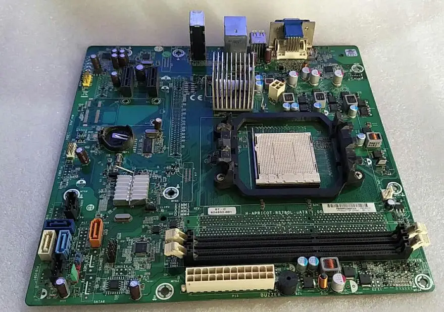 

624832-001 for H-Apricot-RS780L-uATX AM3 DDR3 760G Motherboard system board Well Tested Working