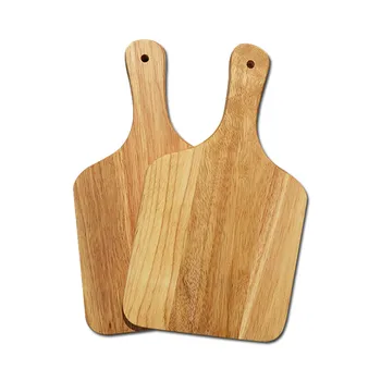 

Wooden Cutting Board/Chopping Block Natural Color Multiple-Use Wood Cheese/Bread Board Cake/Fruits Plate Pizza Peel