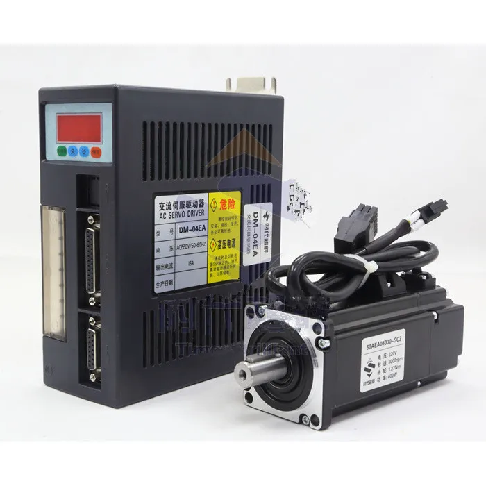 

DISCOUNT 750W ac servo motor 0.75KW AC servo set 2.39N.M 80ST 80ST-M02430 Matched Servo Driver CNC Machine upgrade