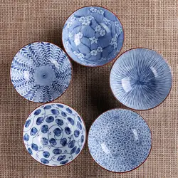 5 шт. японский чаша творческие Керамика посуда 39,3