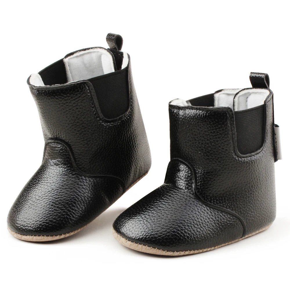 Delebao/Новинка года; дизайнерские детские ботинки из искусственной кожи; мягкая зимняя теплая обувь для маленьких девочек; модная детская обувь для детей