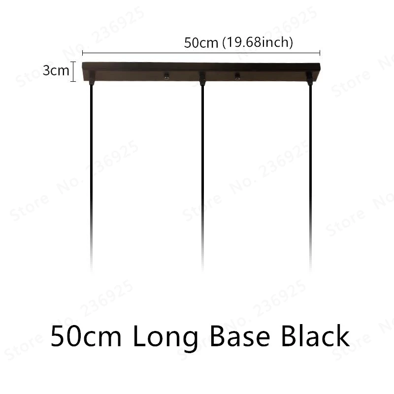 SKU_50cm Long Base Black