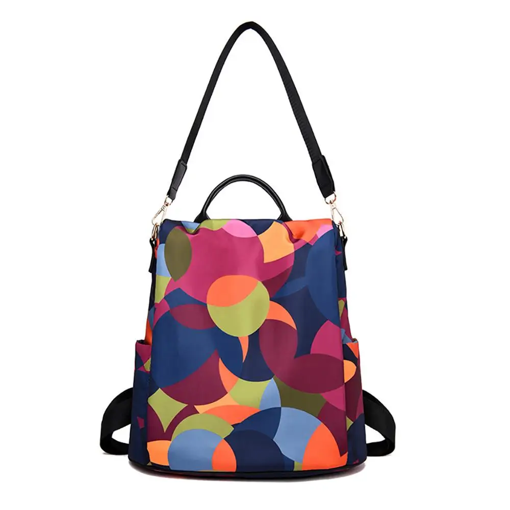 Для женщин дикий путешествия рюкзак многокрасочная сумка ткань Оксфорд рюкзак, Студенческая сумка