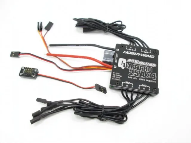 

Hobbywing SKYWALKER quattro quadcopter 4 in 1 25A Burshless speed controller ESC