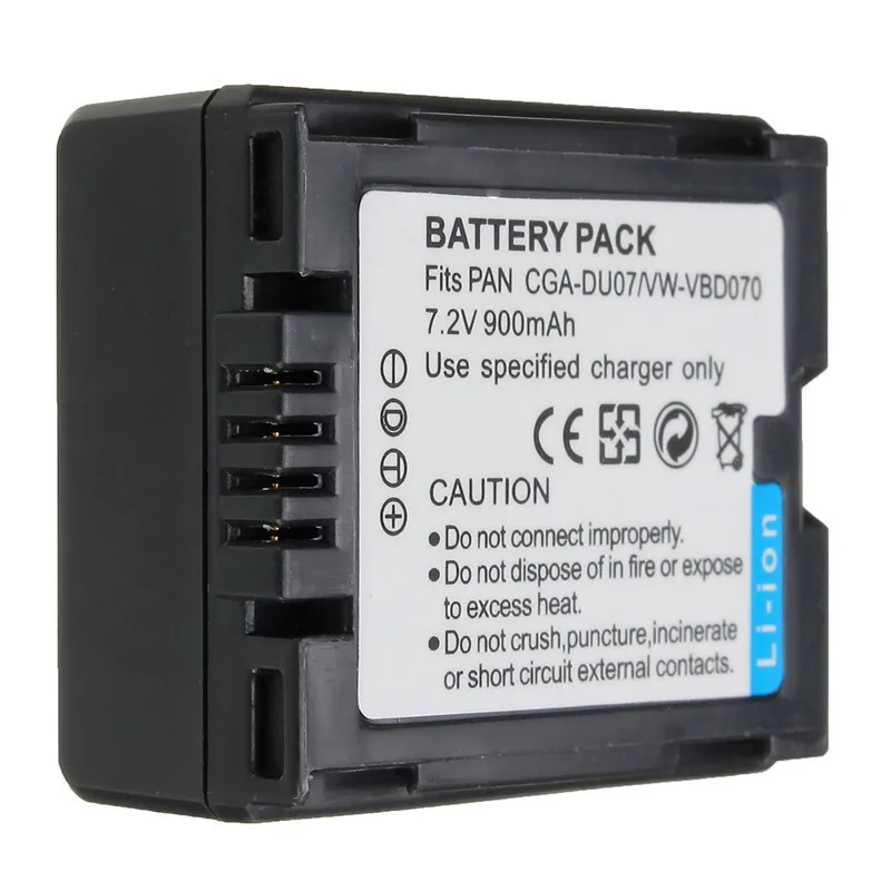 7.2v 0.9ah Cgadu07 Cga Du07 Lithium Battery For Panasonic Cgrdu06