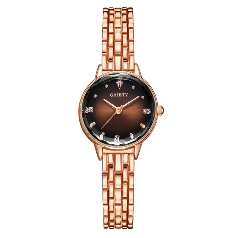 GAIETY новые часы для женщин модные роскошные нержавеющая сталь пряжка мода алмаз платье наручные часы подарок кварцевые часы horloges