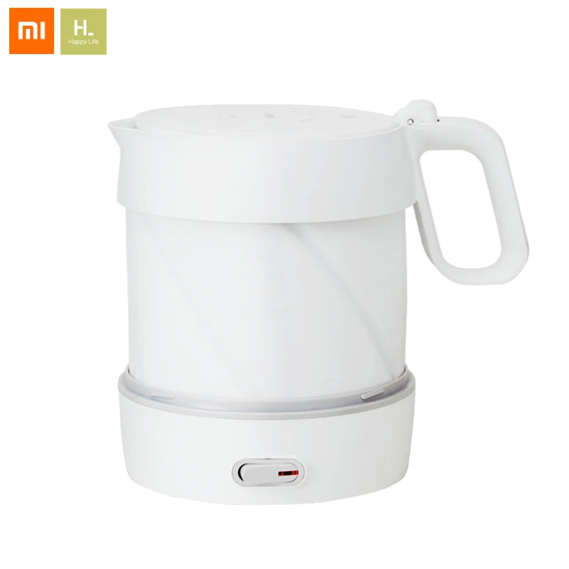 Складной электрический чайник Xiaomi Mijia HL, 1л, ручной, мгновенный нагрев, 600 Вт, электрический чайник для путешествий, AC 110 V-220 V