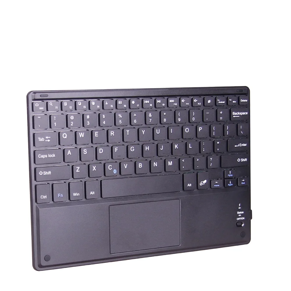 Zienstar 10 inch Wireless Bluetooth keyboard with Touchpad For PC