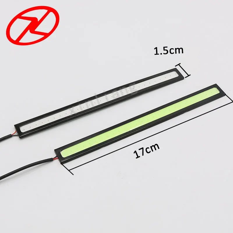 2 шт. 17 см СВЕТОДИОДНЫЙ DRL водонепроницаемый COB Дневной ходовой светильник автомобильный Стайлинг внешний светильник s для универсального автомобиля