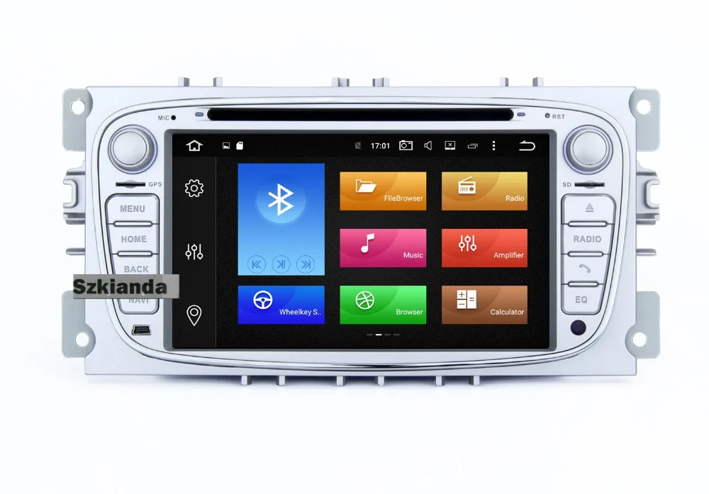Flash Deal 7inch Android 8.0 2Din Car DVD Player For FORD Focus DVD MaAX Mondeo Radio 2Din With 4G Wifi GPS Navi Radio free Map+DVR 1