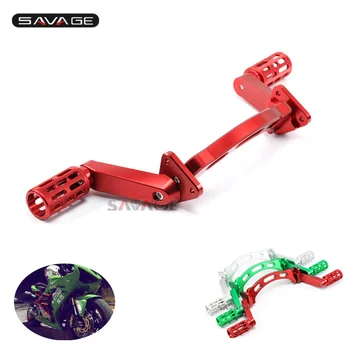 

For KAWASAKI NINJA ZX-6R ZX-6RR 2003-2004 Adjustable Subcage Stunt Passenger Pegs Motorcycle Performance Stunt