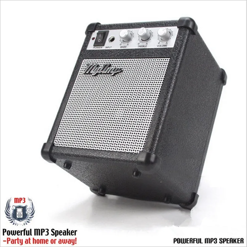 Black Retro Modelling Guitar Combo Amplifier Fidelity Portable Speakers