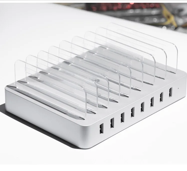 96 W зарядное устройство USB multi концентратор зарядная станция для телефона док-станция для iPhone XS XR для iPad samsung Tablet samsung huawei 5 V 2.4A Зарядное устройство 8 портов USB