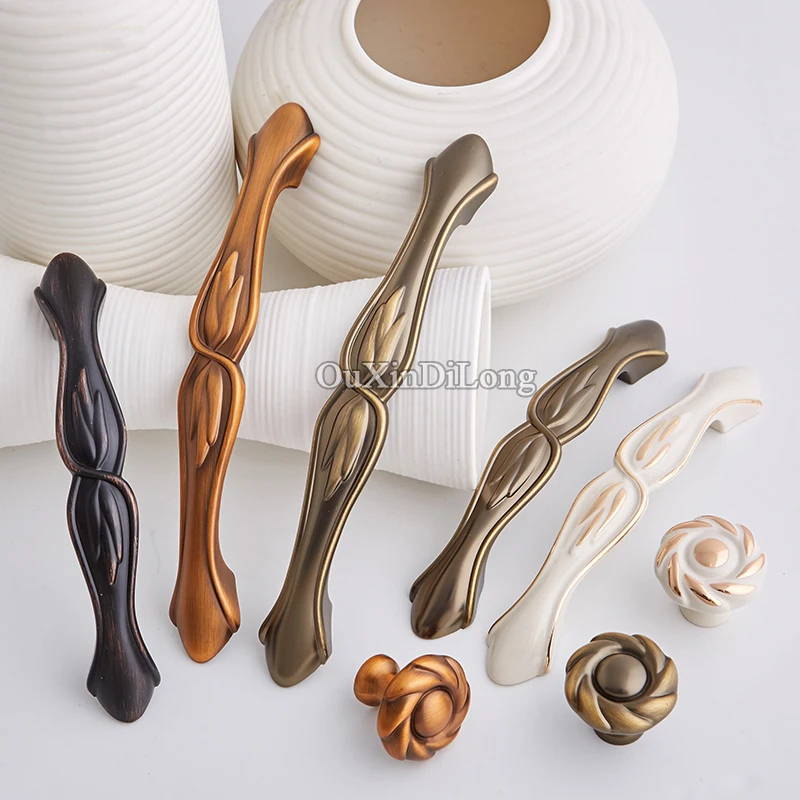 Top Designed 10PCS European Antique Cabinet Pulls ...