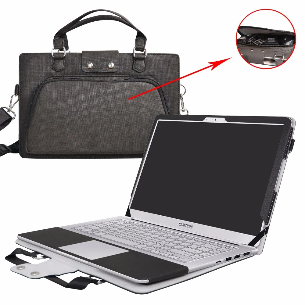 

Accurately Designed Protective PU Cover + Portable Carrying Bag For 15" Samsung Notebook 9 15 NP900X5N Series Laptop